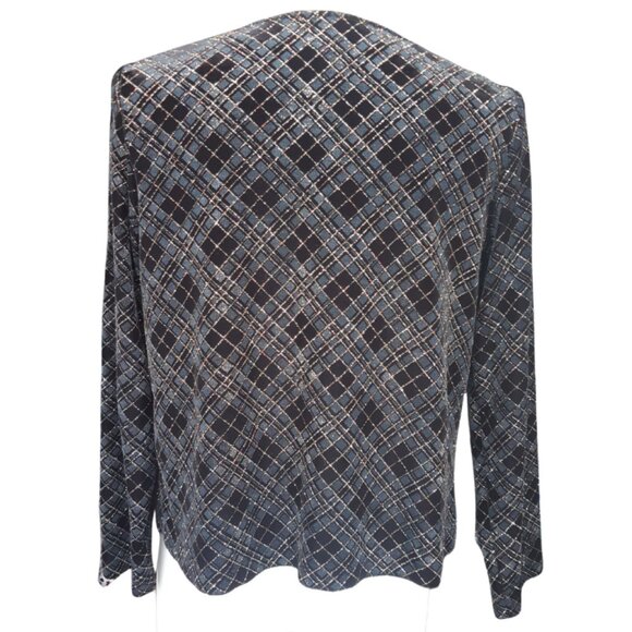 Soft Works SZ M Jacket and Tank Top 2 Piece Black Sparkly Set - Picture 3 of 15